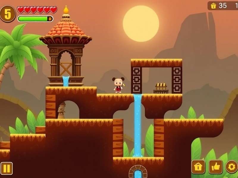 Desi Nut Journey Gameplay Screenshot